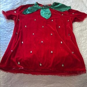 Strawberry costume mini dress